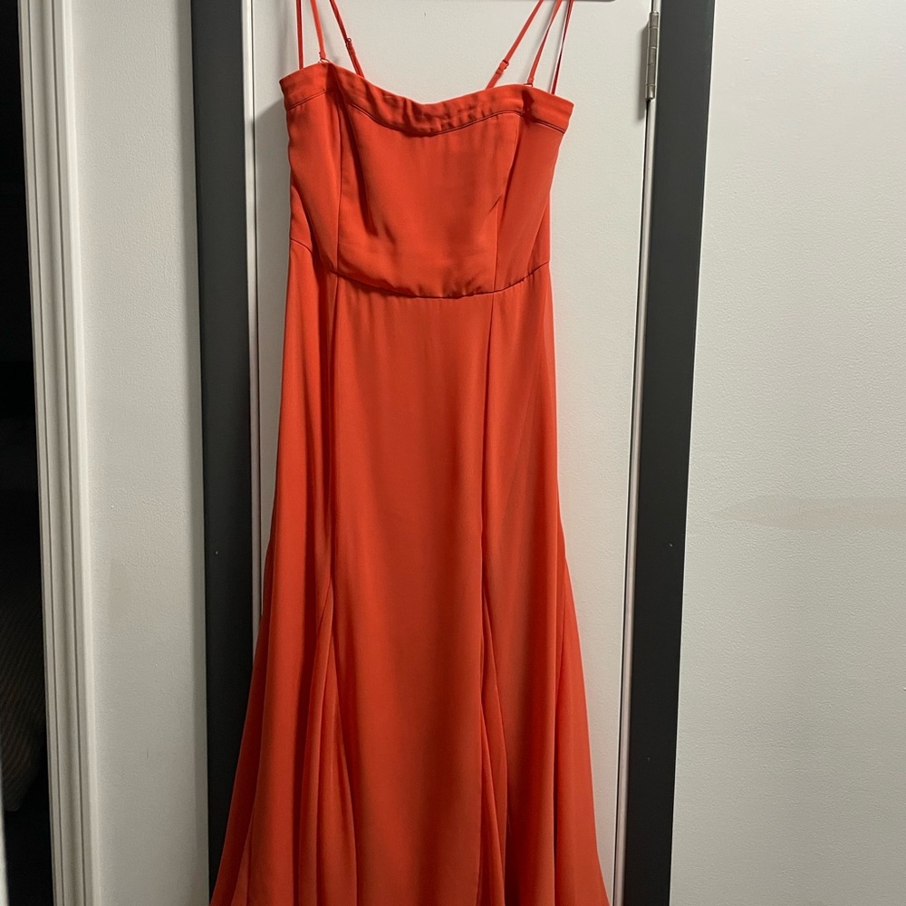Abercrombie & Fitch Strapless Coral Dress - Picture 3 of 4